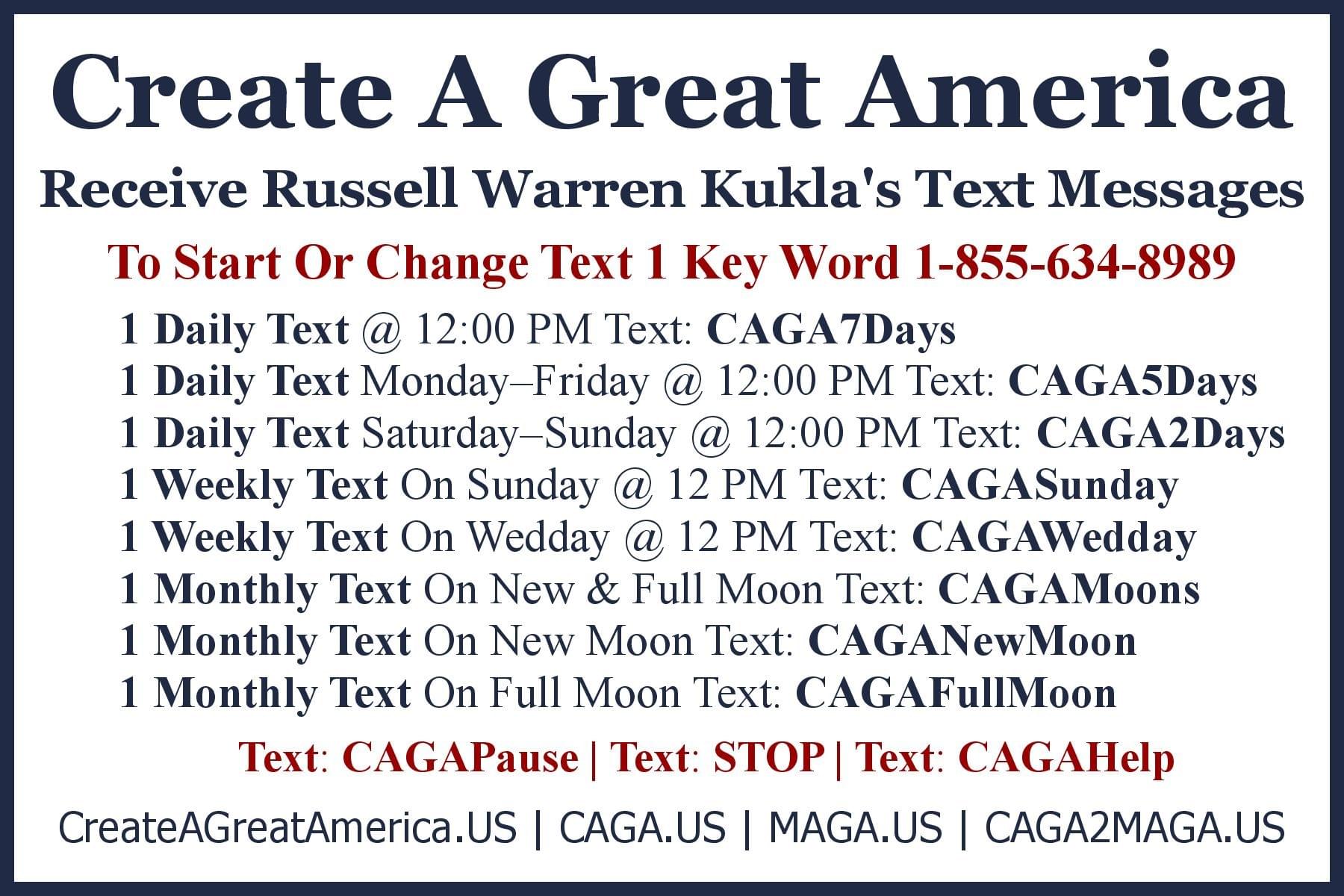 Create A Great America, Make A Great America, Make America Great Again, CAGA, MAGA, CAGA2MAGA.US, RWK2TLK.US, TLK2RWK.US